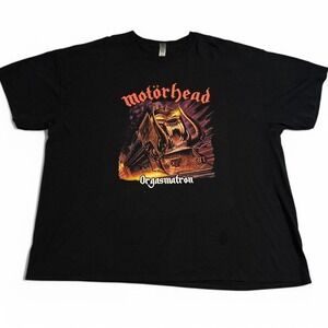 Motorhead Orgasmatron Tee Shirt Adult Size 3XL XXXL Black Metal Band VTG‎ Style